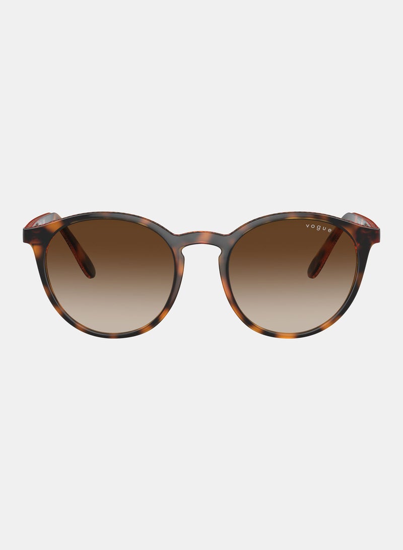 فوغ نظارة شمسية بإطار كامل دائري 0VO5544SI - Image 1